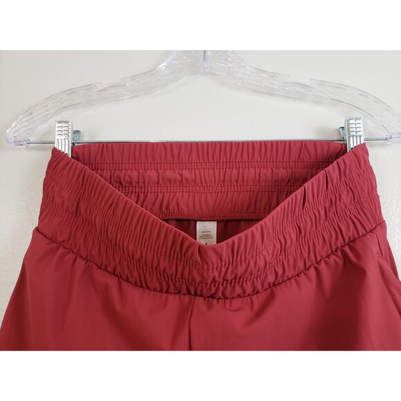 (O5) Balance Athletica Joggers Womens Size S Gym Athletic Rust Red Strertch - Picture 7 of 8